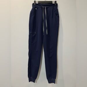 FIGS Scrub Jogger Pant. Navy Blue. XS Tall. No flaws noted.